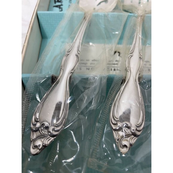 Oneida Wm. A Rogers Strathmore Vintage Serving Pieces Spoon & Fork 8" - Picture 1 of 8